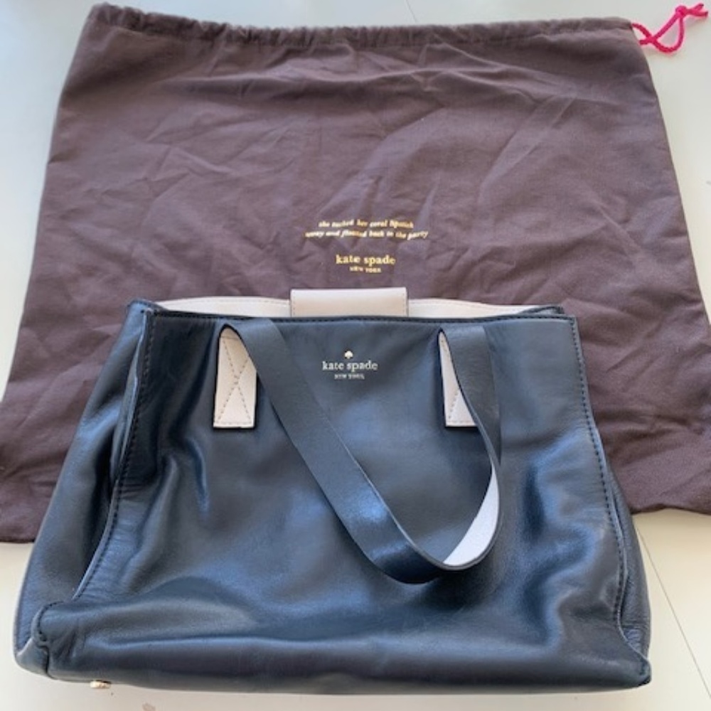 Black and Tan leather Kate Spade purse